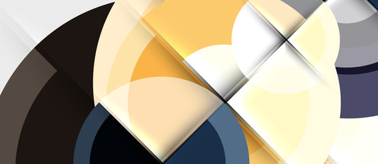 Obraz premium Geometric design abstract background - circles