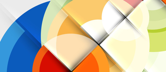 Circular geometrical design template