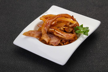 Pork ear snack