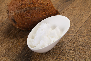 Dietary Coconut oil in the bowl