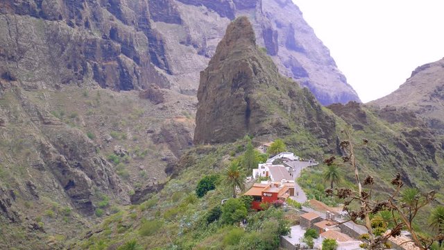 Mountain Village Maska in Tenerife, Canary Islands, Spain.
