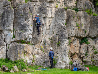 Kletterfelsen in Neuhaus in der Fränkischen Schweiz