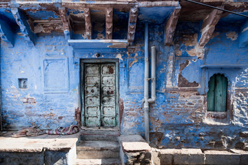 The Blue City in Jodhpur, India
