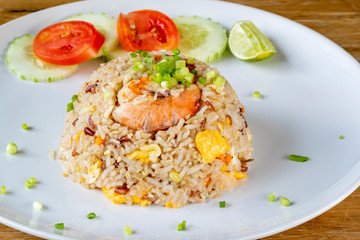 fried rice with shrimp - Thai halal food