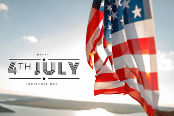 Patriotic holiday. 4th of July, Independence day. - obrazy, fototapety, plakaty