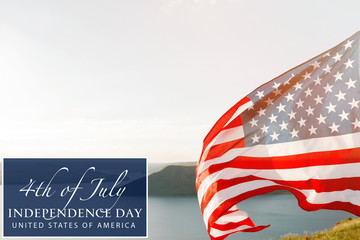 Patriotic holiday. 4th of July, Independence day.