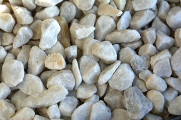 small white stones