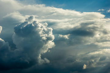 Storm Clouds over eastern saxony on May 21st 2019 Germany