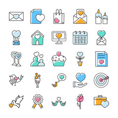 Valentines Day Hand Drawn Vectors