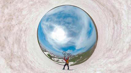 bike trip exploring different geographies