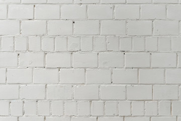 texture of pure white painted brick wall