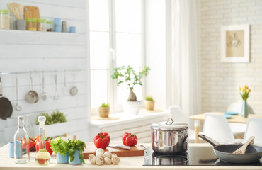 Food for a family dinner.