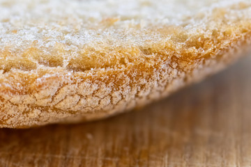 Weißbrot Detail Close Up Hintergrund, Weizen Mehl Brot