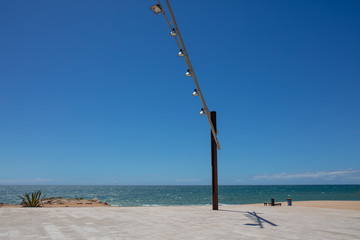 the city of Quarteira in Algarve Portugal