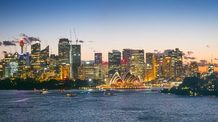 Sydney Skyline at Sunset