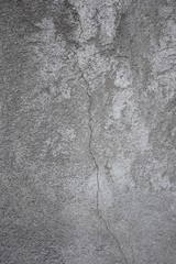 Obraz premium Cracked concrete wall gray colour