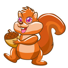 Naklejka premium squirrel vector graphic