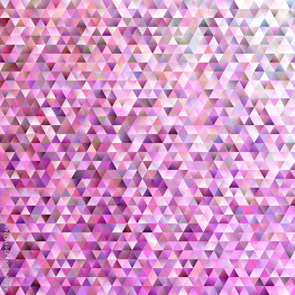 Aufkleber geometric polygonal regular triangle tile background - modern geometrical gradient vector illustrati