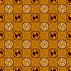 Textile fashion ethnic colorful print. Seamless texture