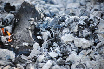 coals from a fire