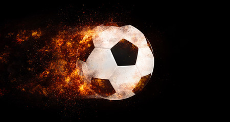 Soccer Ball Fire effect