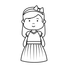 little girl first communion character