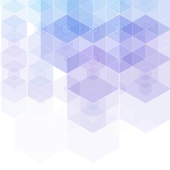 Obraz premium Vector Abstract geometric background. Template brochure design. Blue hexagon shape. eps 10