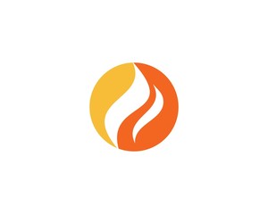 Obraz premium Fire flame Logo