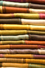 colorfull textile background istanbul grand bazaar