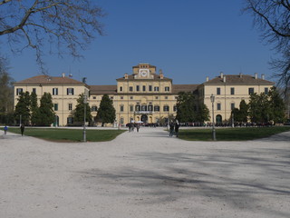 Ducal Palace in Parma. Ducal Palace is located inside Ducal Park and it was designed by the...
