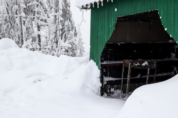 garage for snowmobile