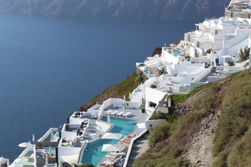 view of santorini greece