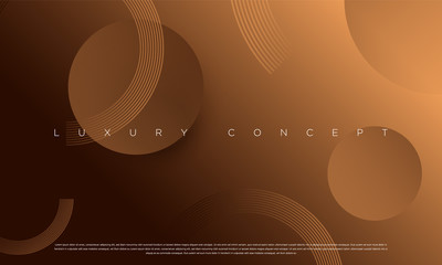 Vector abstract golden luxury backgrounds with geometric graphic elements for poster, flyer, digital board and concept design.