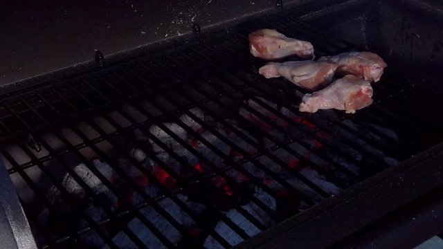 Chicken Wings on the Summer BBQ. Mmm Mmmm Mmm Good
