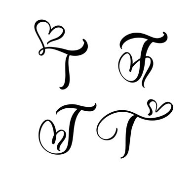 fancy calligraphy t