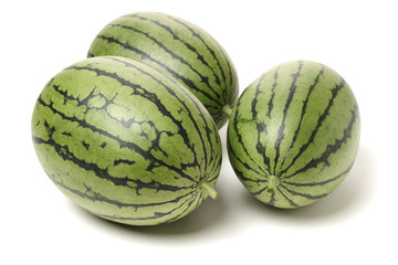 watermelon on white background 