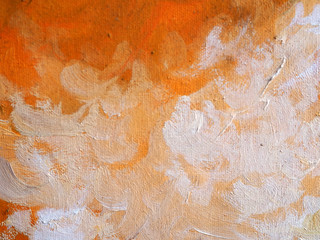 Colorful oil painting hand draw abstract background