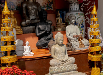 buddha statue in thai temple