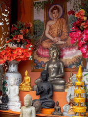 buddha statue in thai temple