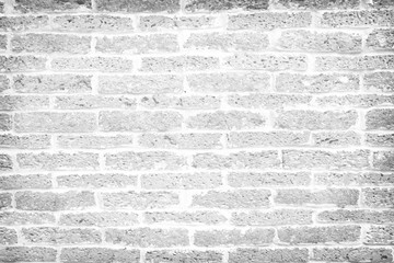 Old gray brick  in horizontal seamless patterns texture , soft color for background