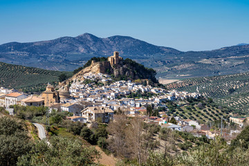 Fototapeta na wymiar Montefrio in the Granada region of Andalusia in Spain