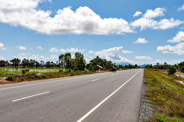 Fototapeta premium View of rural areas in Cambodia