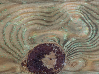 Texture planche de bois avec noeud marron