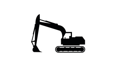 Back hoe vector