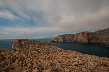 view of Cala Domestica, Sardina, Italy