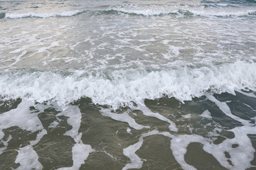 Wave on the beach in thailand