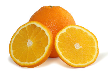 orange isolated on white background