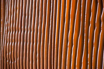 Abstract iron panels. Striped background composition.
