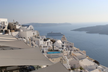 view of santorini greece