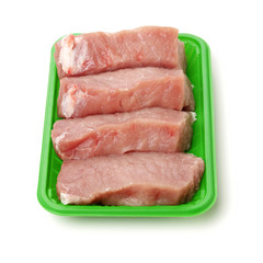 Pork Tenderloin on the white background